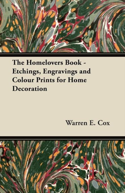 Cox - Homelovers Book - Etchings, Engravings and Colour Prints for Hom