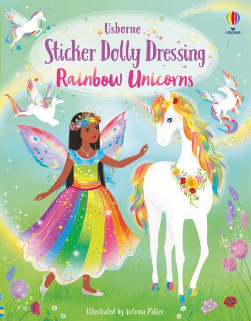 Fiona Watt - Sticker Dolly Dressing Rainbow Unicorns - Paperback