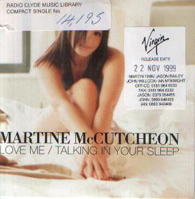 Martine McCutcheon - Love Me / Talking In Your Sleep - Used C