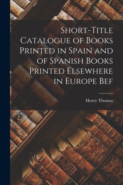 omas - Short-title Catalogue of Books Printed in Spain and of Spanish