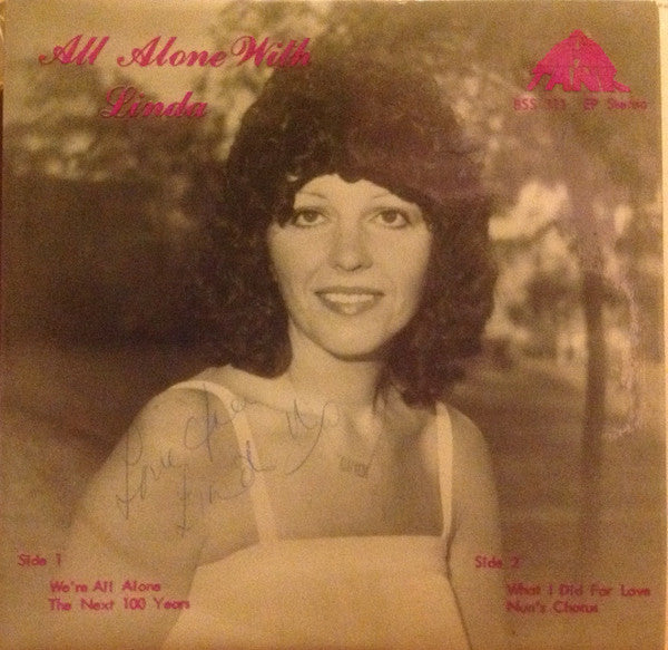 Linda Marsh - All Alone With Linda - Used Vinyl Record 7"