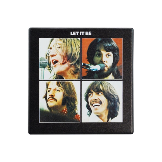 BEATLES - Coaster Single Ceramic - The  (Let It Be) - Coaster Single