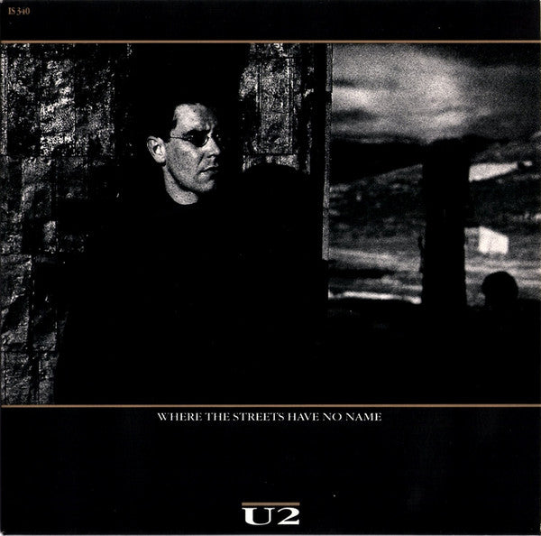 U2 - Where The Streets Have No Name - Used Vinyl Record 7"