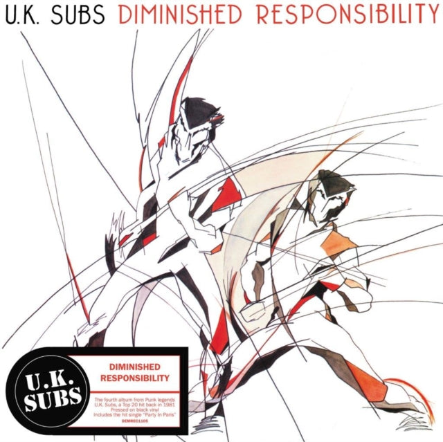 UK SUBS - DIMINISHED RESPONSIBILITY - Vinyl Record