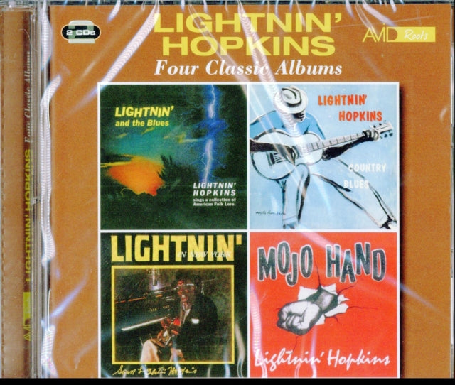 LIGHTNIN' HOPKINS - 4 CLASSIC ALBUMS (LIGHTNIN & THE BLUES / COUNTRY B