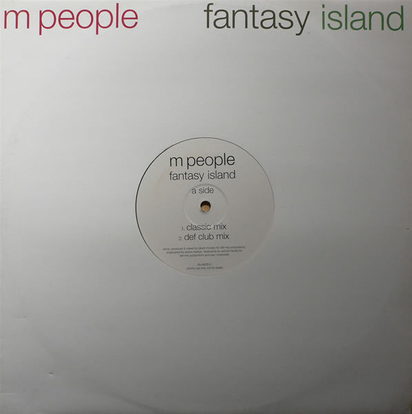 M People - Fantasy Island - Used Vinyl Record 12"
