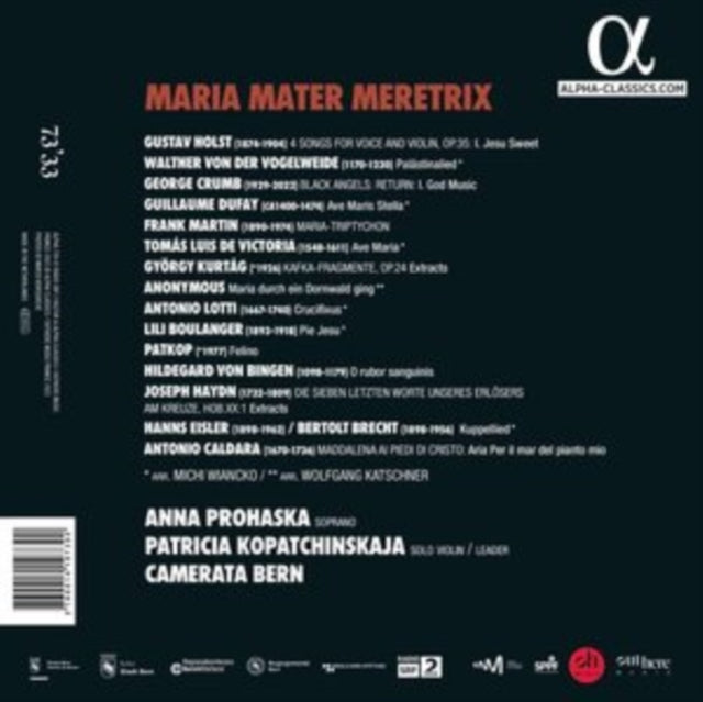 ANNA PROHASKA; PATRI - MARIA MATER MERETRIX - CD