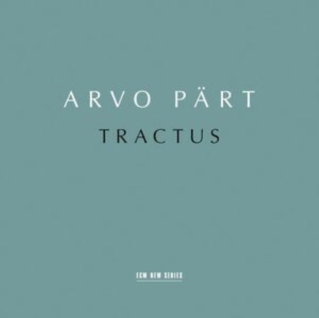 ARVO PART - TRACTUS - New CD