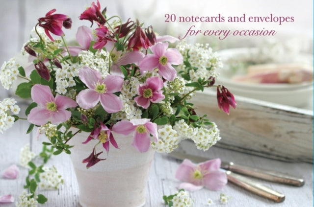 Peony Press - Card Box of 20 Notecards and Envelopes: Clematis - New C