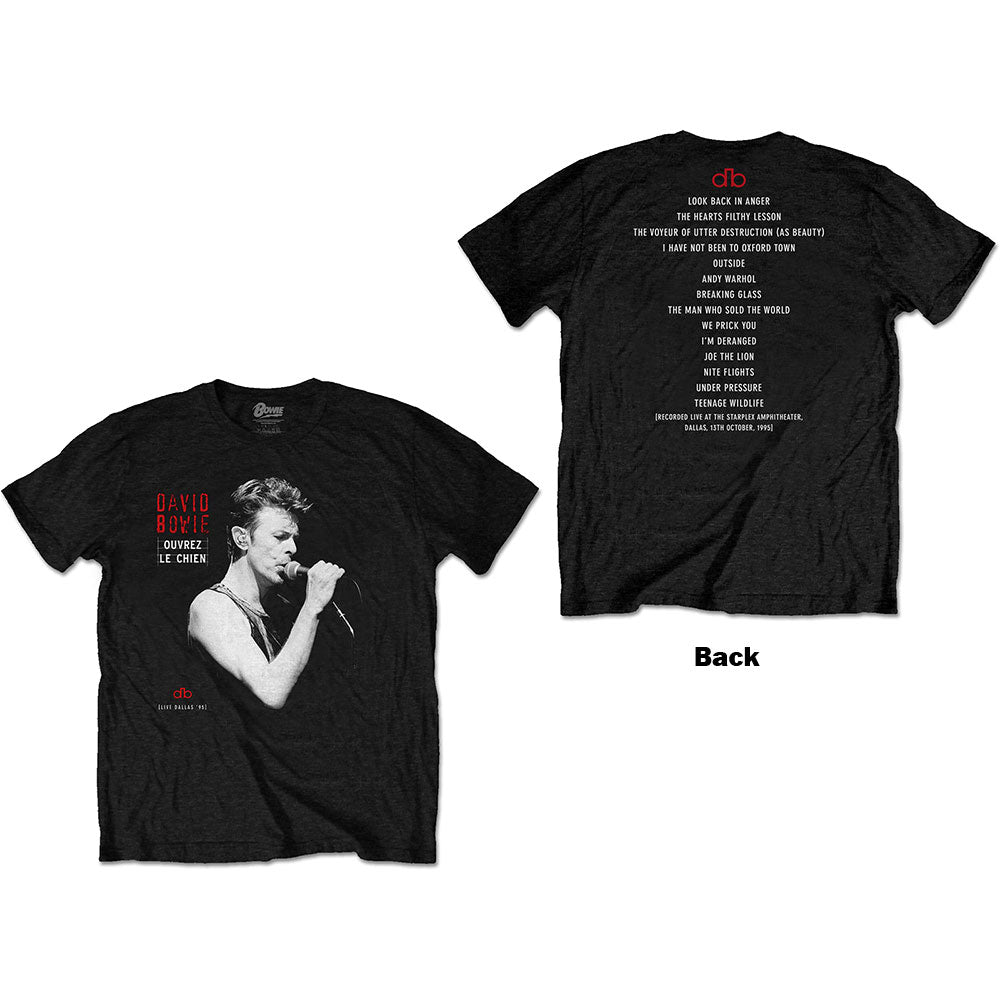 David Bowie - tshirt - Unisex - Short Sleeves - X-Large
