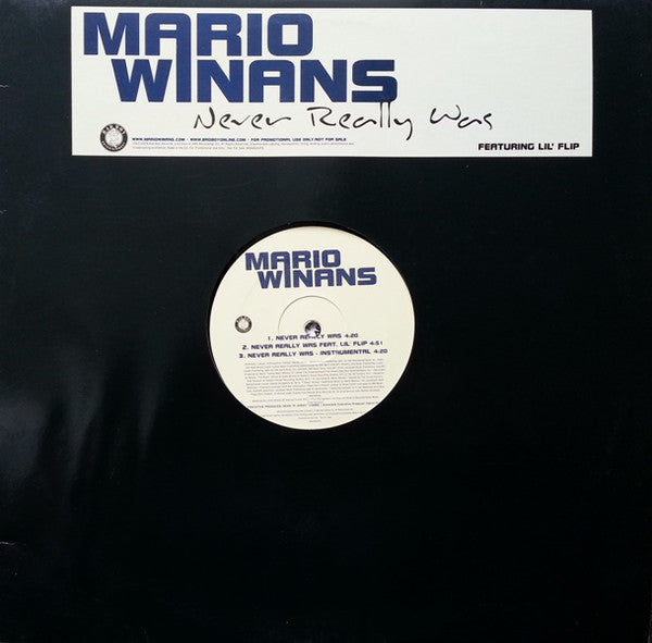 Mario Winans - Never Really Was - Used Vinyl Record 12"