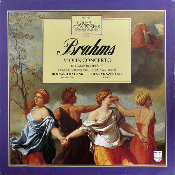 Johannes Brahms - Violin Concerto In D Major, Opus 77 - Used Vinyl R