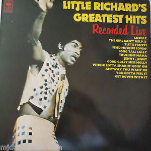 Little Richard - 's Greatest Hits Recorded Live - Used Vinyl Record