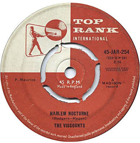 Viscounts - Harlem Nocturne - Used Vinyl Record 7"