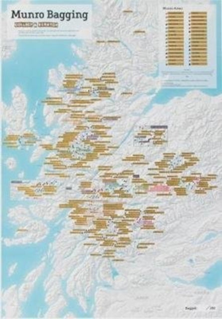 Munro Bagging Collect and Scratch Print - New Sheet map