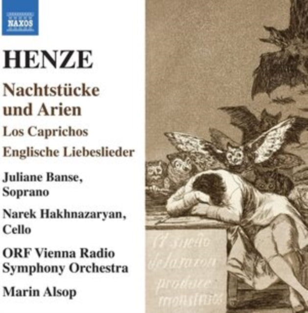 BANSE/ORF VIENNA RSO - HENZE:NACHTSTUCKE UND ARIEN - CD