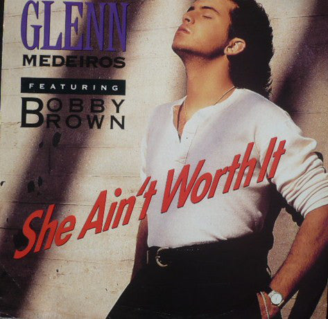 Glenn Medeiros - She Ain't Worth It - Used Vinyl Record 12"