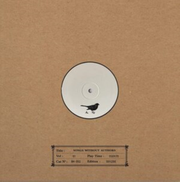 VARIOUS - SONGS WITHOUT AUTHORS' VOL. 1 - Vinyl Record VL