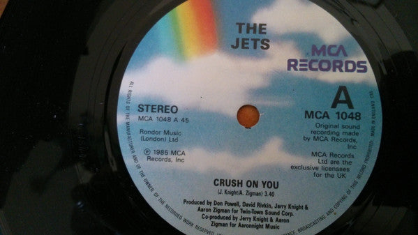 Jets - Crush On You - Used Vinyl Record 7"