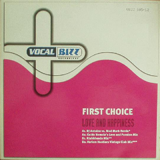 First Choice - Love And Happiness - Used Vinyl Record 12"