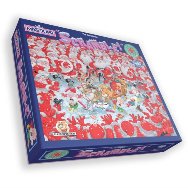Christmas Scramble 1000 Piece Puzzle - Paperback