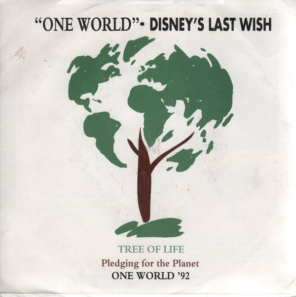 Disney's Last Wish - One World - Used Vinyl Record 7"