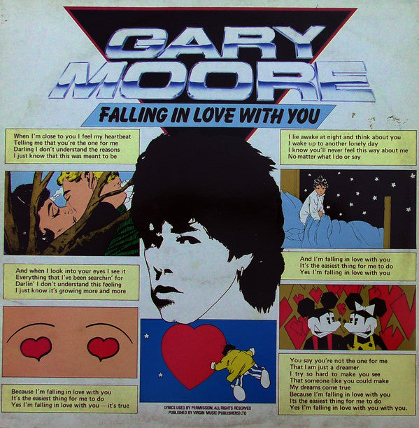 Gary Moore - Falling In Love With You - Used Vinyl Record 12"
