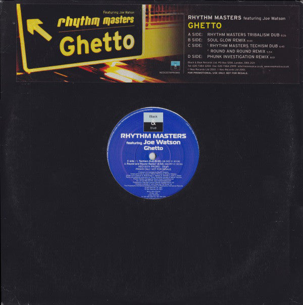 Rhythm Masters - Ghetto - Used Vinyl Record 12"