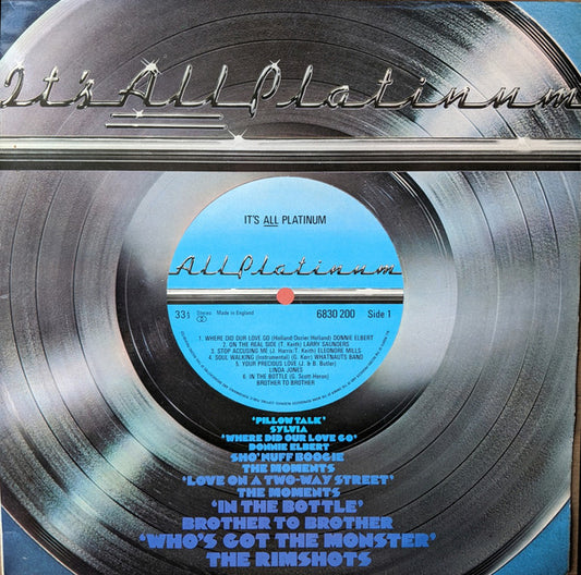 Various - It's All Platinum - Used Vinyl Record