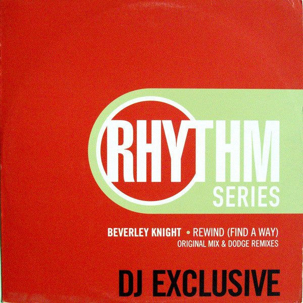 Beverley Knight - Rewind (Find A Way) - Used Vinyl Record 12"