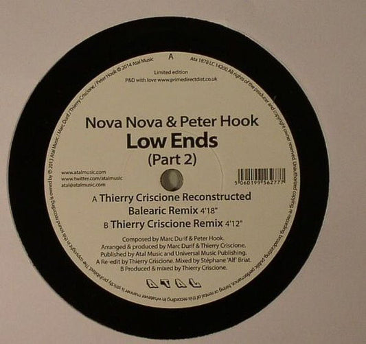 Nova Nova - Low Ends (Part 2) - New Vinyl Record 7"
