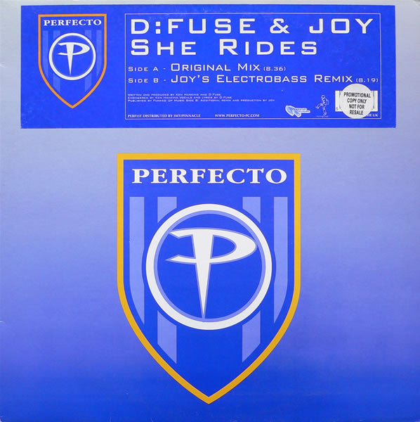 D:Fuse & Joy - She Rides - Used Vinyl Record 12"