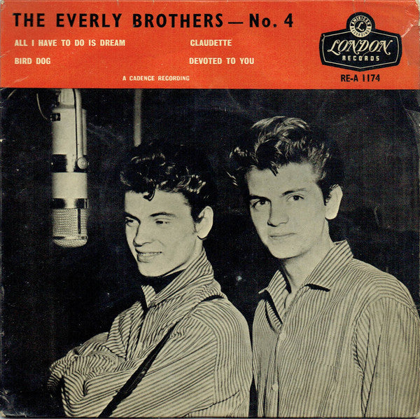 Everly Brothers - - No.4 - Used Vinyl Record 7"