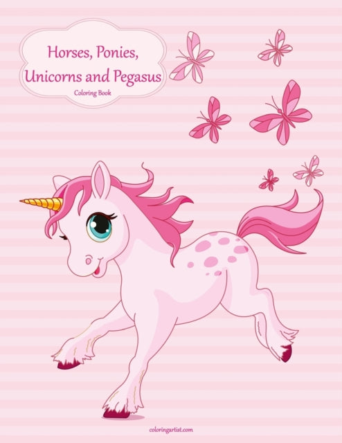 Snels - Horses, Ponies, Unicorns and Pegasus Coloring Book 1 - New pap