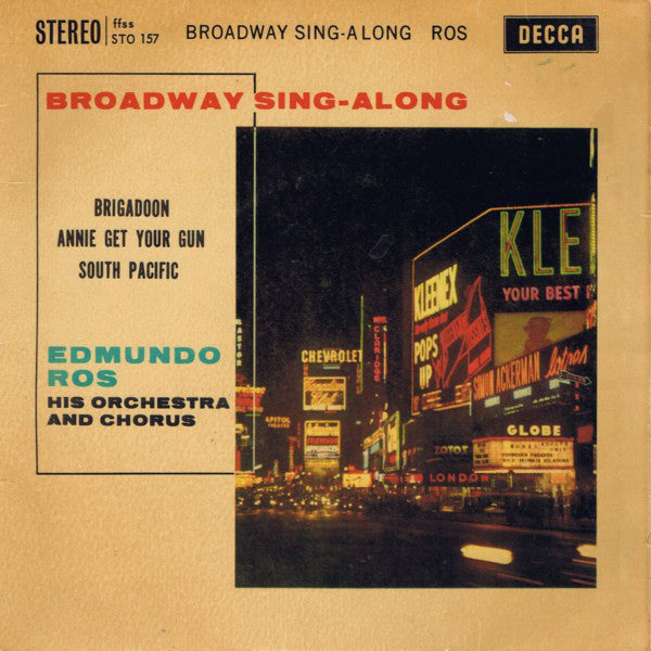 Edmundo Ros & His Or - Broadway Sing Along - Used Vinyl Record 7"