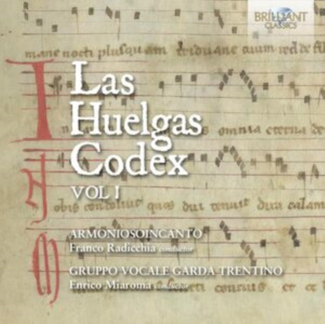 ARMONIOSOINCANTO/FRA - LAS HUELGAS CODEX  VOL. 1 - CD