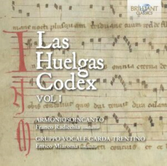 ARMONIOSOINCANTO/FRA - LAS HUELGAS CODEX  VOL. 1 - CD