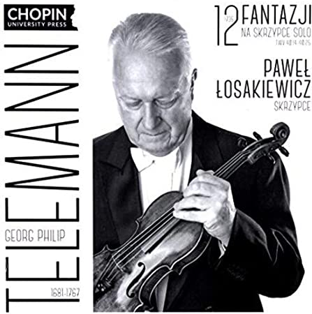 LOSAKIEWICZ - TELEMANN: 12 FANTAZJI NA SKRZYPCE SOLO (1735) - CD