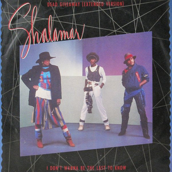 Shalamar - Dead Giveaway - Used Vinyl Record 12"