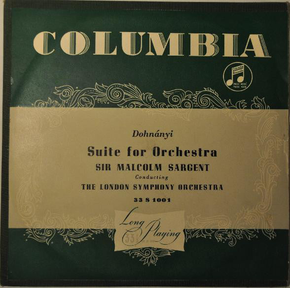 Ernst von Dohnanyi - Suite For Orchestra - Used Vinyl Record