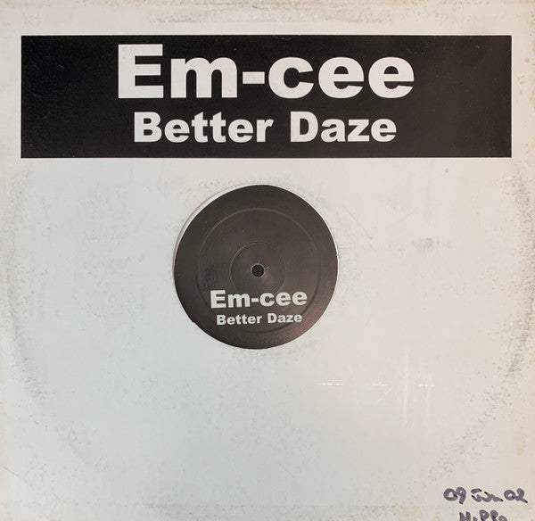 Em-Cee - Better Days - Used Vinyl Record 12"