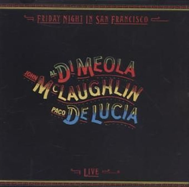 MCLAUGHLIN/DI MEOLA/ - Friday Night In San Francisco - CD