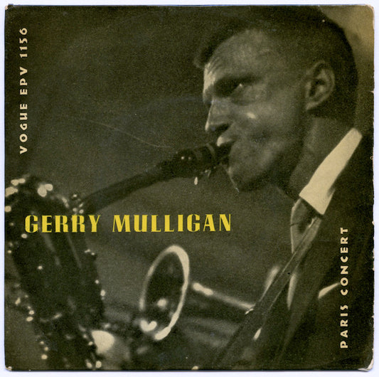 Gerry Mulligan - Paris Concert - Used Vinyl Record 7"