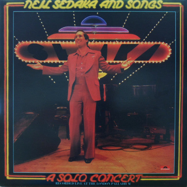 Neil Sedaka - And Songs - A Solo Concert - Used Vinyl Record