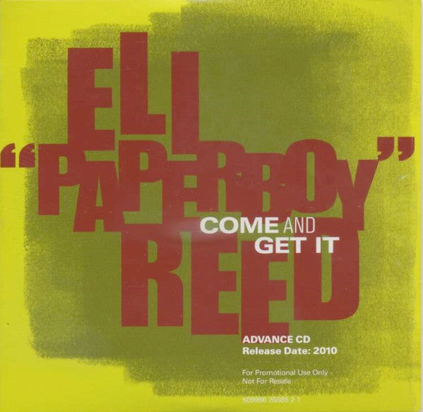 Eli "Paperboy" Reed - Come And Get It - Used CD