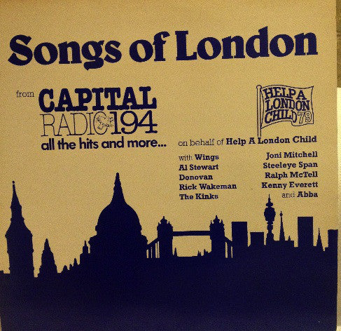 Various - Songs Of London - Used Vinyl Record