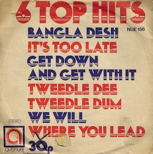 Alan Caddy Orchestra - 6 Top Hits - Used Vinyl Record 7"