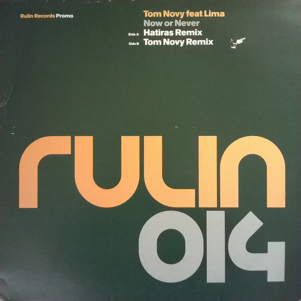Tom Novy - Now Or Never - Used Vinyl Record 12"