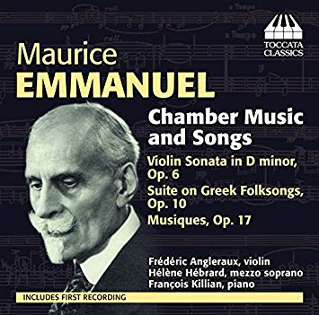 Maurice Emmanuel - : Chamber Music and Songs - CD