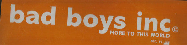 Bad Boys Inc. - More To This World - Used Vinyl Record 12"